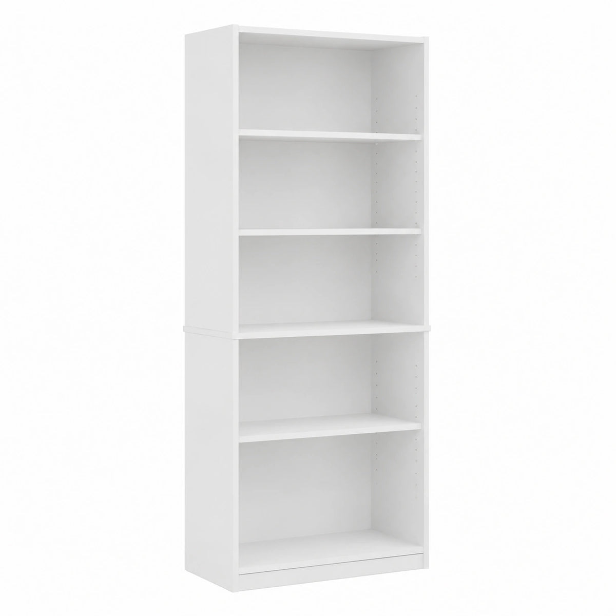 Bibliothèque, coloris blanc, pour le salon ou le bureau