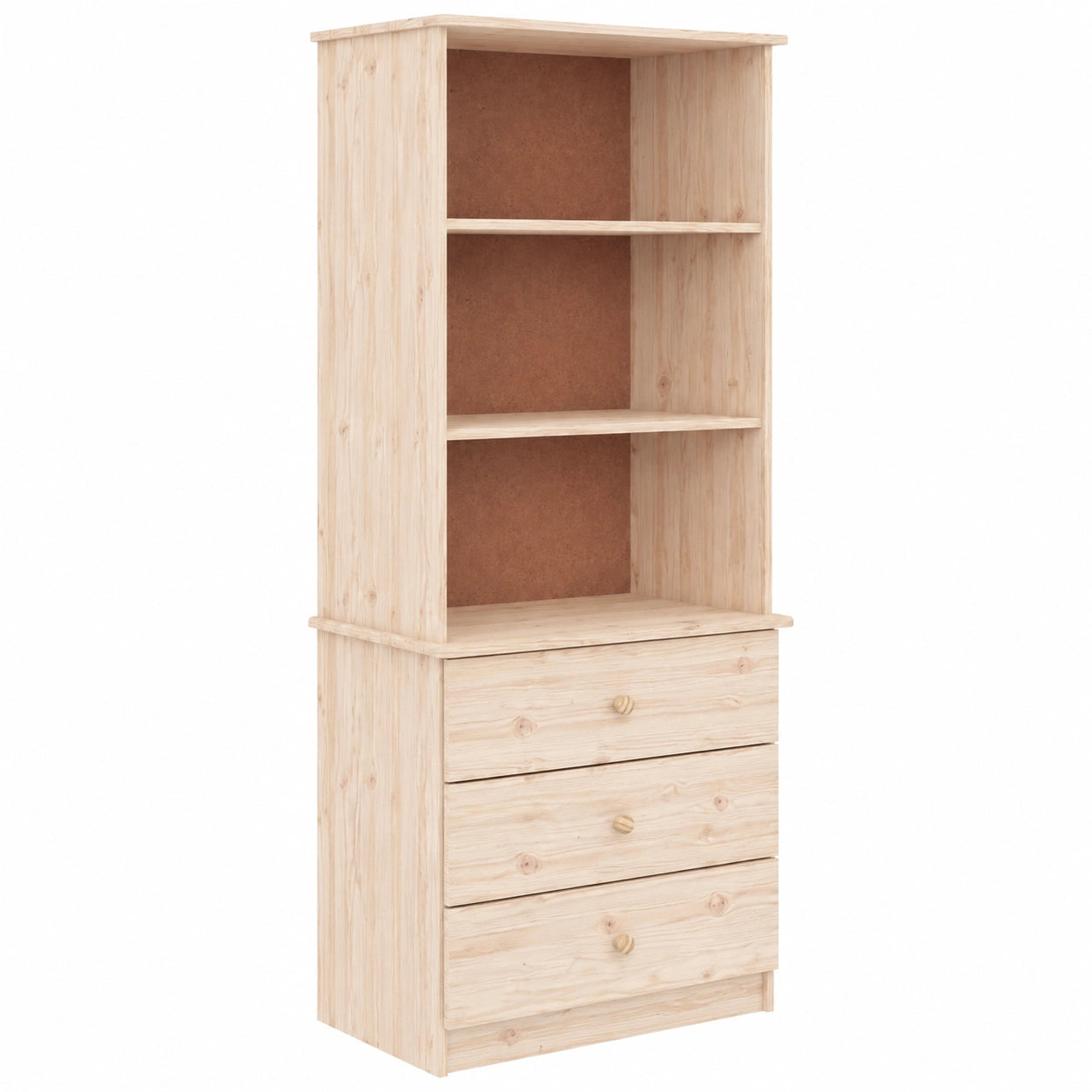 Armoire, avec rangement, avec tiroirs, en bois massif, pour la chambre