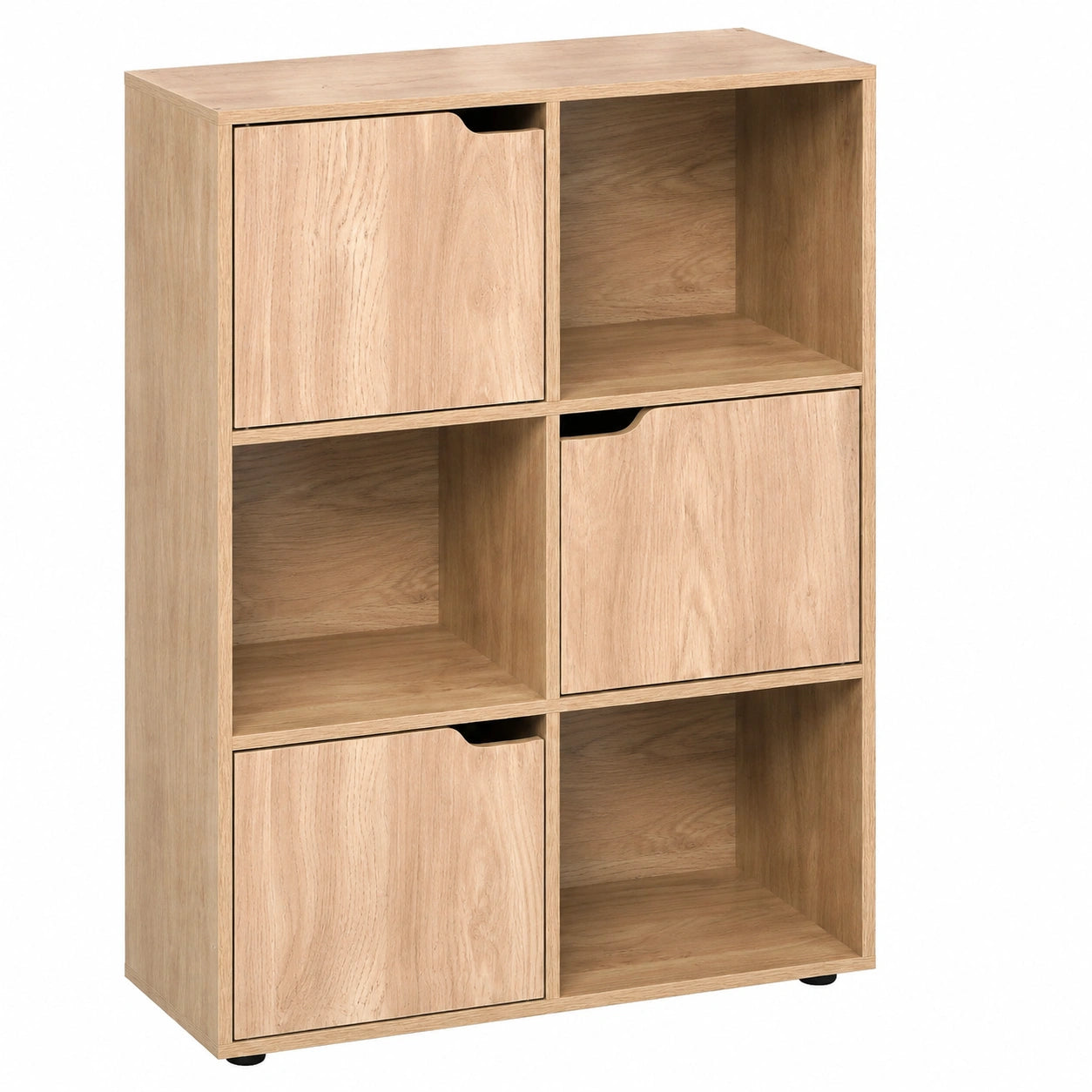 Bureau, modulable, avec rangement, avec portes, en panneaux de bois, pour l’espace de travail