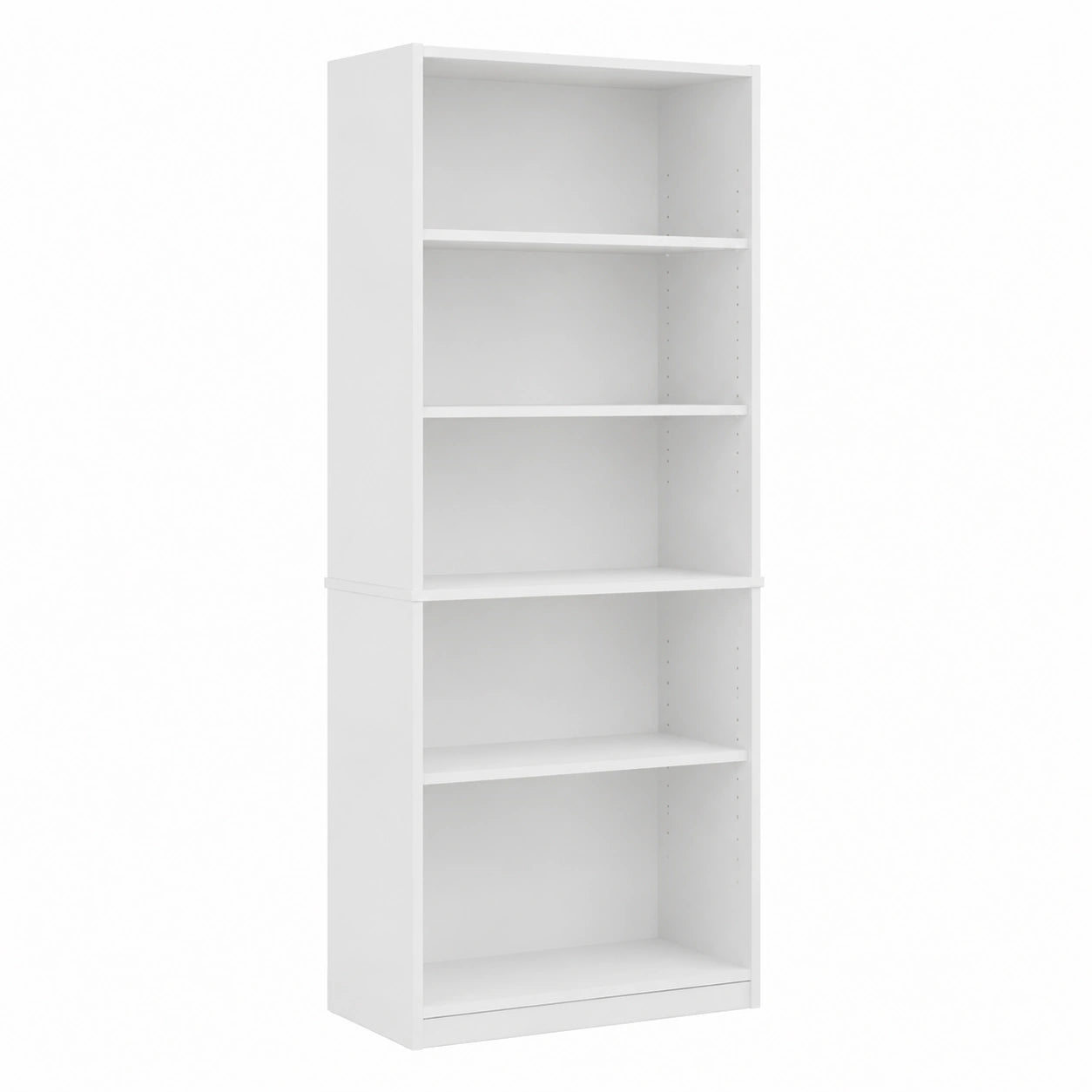 Bibliothèque, coloris blanc, pour le salon ou le bureau