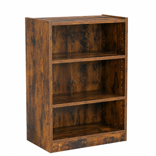 Armoire, réglable, avec rangement, avec étagères, 50 x 30 x 75 cm, coloris marron, pour la chambre